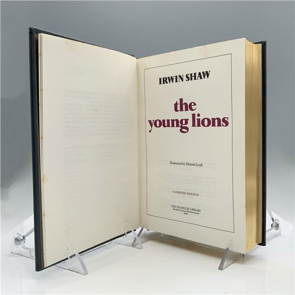 Irwin Shaw Signed Ltd. Ed. Gilded Book, The Young Lions
