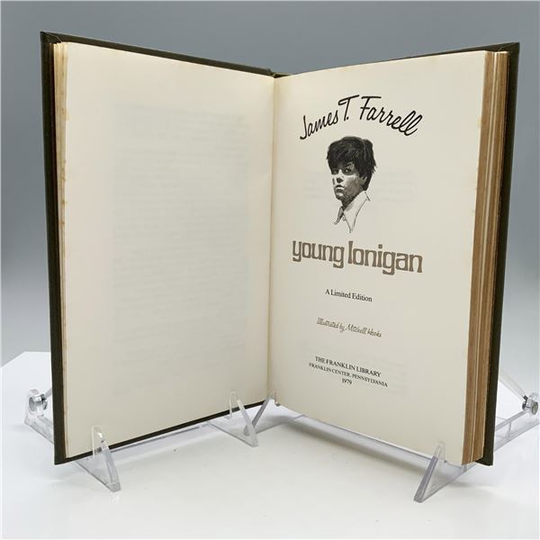 James T. Farrell Signed Ltd. Ed. Gilded Book, Young Lonigan