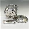 Image 4 : 4pc Vintage Ice Bucket Award with Three Tongs