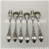 Image 2 : 6pc GERO 90 Silverplate Small Fork and Spoon Set