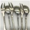 Image 3 : 6pc GERO 90 Silverplate Small Fork and Spoon Set