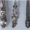 Image 4 : 17pc Unique Silverplate Serving Utensils, One Sterling