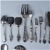 Image 8 : 17pc Unique Silverplate Serving Utensils, One Sterling