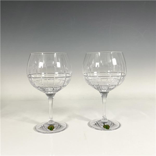 Pair of Waterford Crystal Gin Journeys Goblets, Balloon