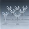 Image 1 : 7pc Rosenthal Crystal Lotus Glassware