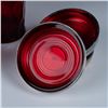 Image 4 : 12pc Cranberry Red Drinkware and Coasters