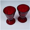 Image 5 : 12pc Cranberry Red Drinkware and Coasters