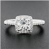 Image 3 : Verragio 18k White Gold 1.43 ctw GIA Round Brilliant Cut Diamond Engagement Ring