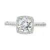 Image 5 : Verragio 18k White Gold 1.43 ctw GIA Round Brilliant Cut Diamond Engagement Ring