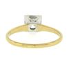Image 7 : Vintage 14k TT Gold 0.56 ctw Old European Prong Diamond Solitaire Engagement Rin