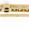 Image 7 : Antique Edwardian French 18k Gold & Platinum 0.80 ctw Diamond Pearl Bar Pin Broo
