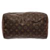 Image 4 : Louis Vuitton Brown Monogram Leather Speedy 30 Satchel Bag