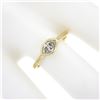 Image 3 : NEW 14k Yellow Gold 0.53 ctw Marquise Bezel Diamond Solitaire Petite Simple Ring
