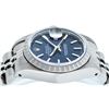 Image 7 : Rolex Ladies Quickset Stainless Steel Blue Index 26MM Date Wristwatch