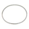 Image 7 : NEW 14k White Gold 0.90 ctw Round Diamond 6.25" Flexible Stackable Bangle Bracel
