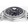 Image 7 : Rolex Mens Stainless Steel Black String Diamond 36MM Datejust Wristwatch
