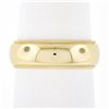 Image 1 : Classic 14k Gold 6mm Wide Domed Polished w/ Milgrain Stackable Wedding Band Ring