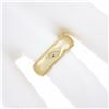 Image 3 : Classic 14k Gold 6mm Wide Domed Polished w/ Milgrain Stackable Wedding Band Ring