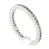 Image 9 : 14k White Gold .60 ctw Channel Set Round Diamond Eternity Stack Wedding Band Rin