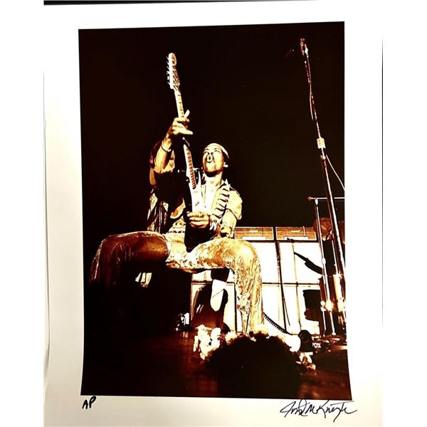 Jimi Hendrix leans into It by Robert M Knight