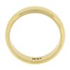 Image 5 : Unisex Classy 14K Yellow Gold 5mm Plain Domed Polished Stack Wedding Band Ring