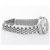 Image 5 : Rolex Ladies Quickset Stainless Steel 18K White Gold Diamond & Ruby Bezel Silver