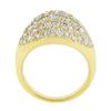 Image 8 : Kurt Wayne 18k Gold 2.25 ctw Pave Round Brilliant Diamond Wide Domed Band Ring