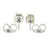 Image 3 : NEW Classic 14k White Gold .75 ctw Round Brilliant Diamond Prong Set Stud Earrin