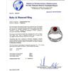 Image 3 : 1.08 ctw UNHEATED Ruby and 1.08 ctw Diamond Platinum Ring (GIA CERTIFIED)
