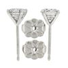 Image 5 : NEW Platinum 1.02 ctw GIA Round Brilliant Diamond Martini 4 Prong Stud Earrings