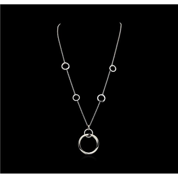 1.01 ctw Diamond Necklace - 14KT White Gold