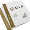 Image 1 : NEW Classic 14K White Gold 0.80 ctw GIA Round Brilliant Cut Diamond Stud Earring