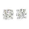 Image 2 : NEW Classic 14K White Gold 0.80 ctw GIA Round Brilliant Cut Diamond Stud Earring