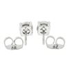 Image 3 : NEW Classic 14K White Gold 0.80 ctw GIA Round Brilliant Cut Diamond Stud Earring
