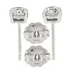 Image 5 : NEW Classic 14K White Gold 0.80 ctw GIA Round Brilliant Cut Diamond Stud Earring
