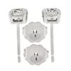 Image 6 : NEW Classic 14K White Gold 0.80 ctw GIA Round Brilliant Cut Diamond Stud Earring