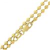 Image 1 : 14k Yellow Gold Long 22" 3mm Polished Round Bead Ball Link Chain Necklace