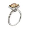 Image 3 : 2.81 ctw CENTER Diamond 14K White Gold Ring (3.57 ctw Diamonds) GIA CERTIFIED