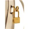 Image 5 : Gucci White Leather Lock Shoulder Bag