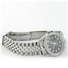 Image 9 : Rolex Mens Stainless Steel Black Diamond 36MM Datejust Wristwatch