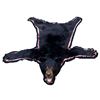 Image 1 : Black Bear Rug w/ Felt Liner