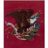 Image 2 : Vintage U.S. Needlepoint Eagle Embroidery