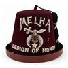 Image 9 : Shriners Melha Legion of Honor Fez + Whip & Cuffs