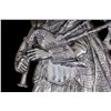 Image 3 : Cast Metal Relief Scottsman Playing Bagpipes