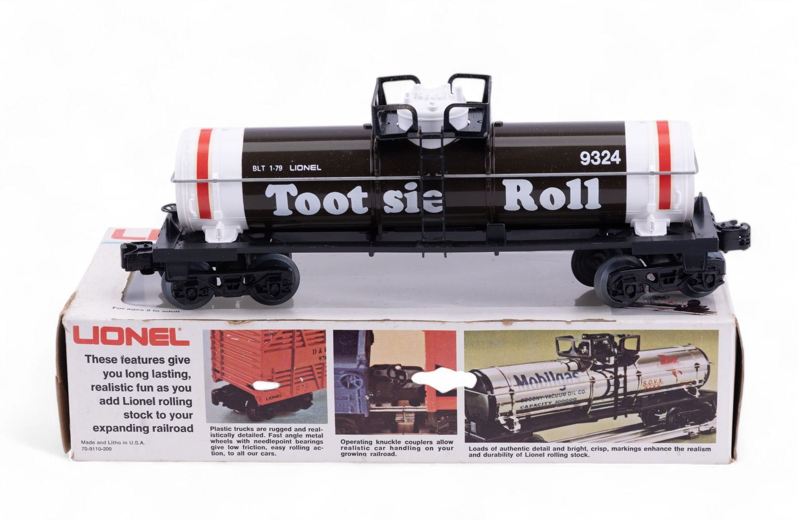 Lionel Tootsie Roll Tank Car NIB