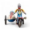 Image 3 : Tin Wind Up Motorcycle with Sidecar