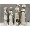 Image 3 : Bisque / Porcelain Figurines (4) Lilac Hues