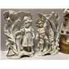 Image 3 : Bisque / Porcelain Figurines (4) Gold Highlights