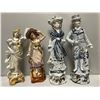 Image 1 : Fancy Porcelain Figurines (1 Pair, 2 Others)