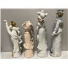 Image 3 : Fancy Porcelain Figurines (1 Pair, 2 Others)